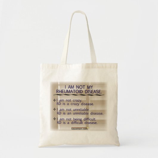 Tote Bag Je ne suis pas mon RD petit fourre-tout (Devant)