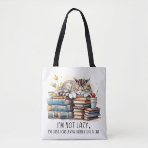 Tote Bag Je ne suis pas un chat mignon