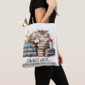 Tote Bag Je ne suis pas un chat mignon (De près)