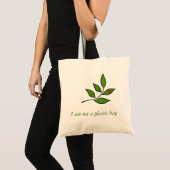 Tote Bag Je ne suis pas un sachet en plastique (Devant (produit))