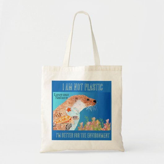 Tote Bag Je ne suis pas une louche en plastique (Devant)