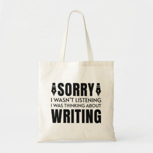 Tote Bag Je Pensais À Écrire