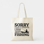 Tote Bag Je Pensais À La Pêche (Dos)