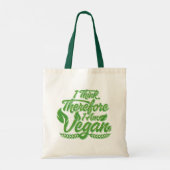 Tote Bag Je Pense Que Je Suis Vegan. (Dos)