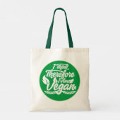 Tote Bag Je Pense Que Je Suis Vegan. (Dos)