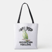 Tote Bag Je Pointerai Sur Tout Ce Que Vous Aimez Les Oiseau (Dos)