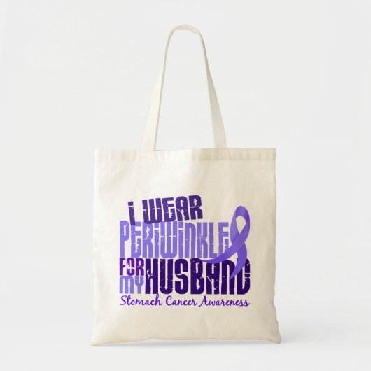 Tote Bag Je porte cancer de l'estomac du mari 6,4 de (Devant)