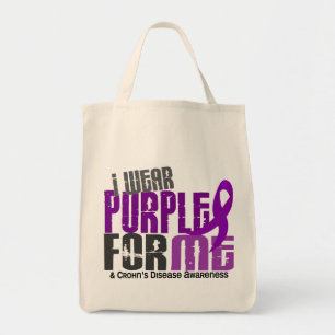 Tote Bag Je porte le pourpre pour MOI la maladie de Crohn 6