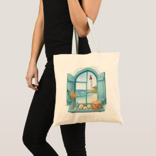 Tote Bag Je préfère être dans Bluebell Bay Personnalisé Fou