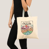 Tote Bag Je préférerais être dehors (Devant (produit))