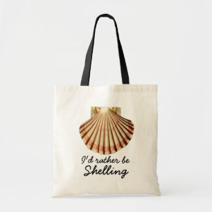 Tote Bag Je Préférerais Être Shelling Beach