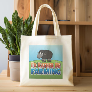 Tote Bag Je préférerais faire de l'agriculture ! (Agricultu