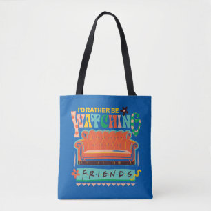 Tote Bag Je préfèrerais regarder les amis™ Vibrant Grapic