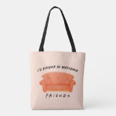 Tote Bag Je préférerais regarder mes amis™ (Dos)