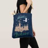 Tote Bag Je Préférerais Rester À Hogwarts Ce Noël (De près)