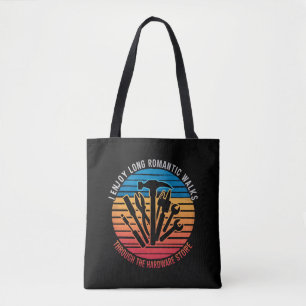 Tote Bag Je prends plaisir à de longues promenades romantiq