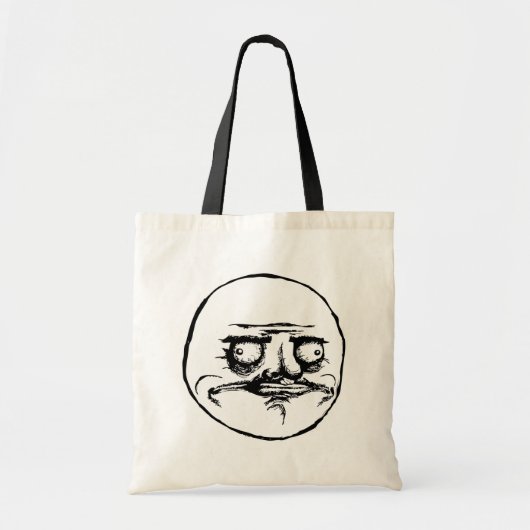 Tote Bag je rofl de lol d'humour de meme de visage de rage (Devant)