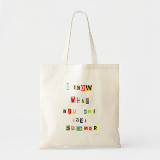 Tote Bag Je Sais Ce Que Vous Avez Fait Dernier Été