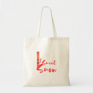 Tote Bag Je Sens La Neige