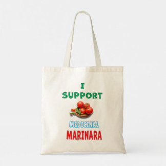 Tote Bag Je soutiens le marinara médicinal