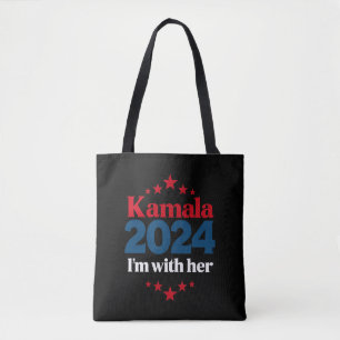 Tote Bag Je suis avec elle Kamala Votez pour 2024 Président