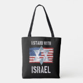 Tote Bag je suis avec Israël  (Dos)
