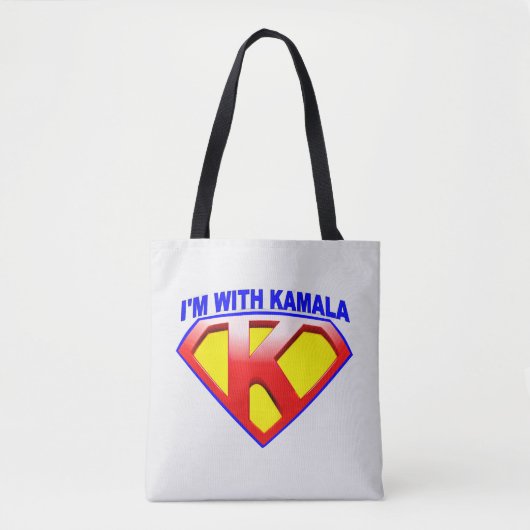 Tote Bag Je suis avec Kamala (Devant)