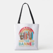 Tote Bag "Je suis avec le Fourre-tout interdit" (Dos)