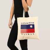 Tote Bag Je Suis Avec Taiwan (Devant (produit))