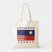 Tote Bag Je Suis Avec Taiwan (Dos)