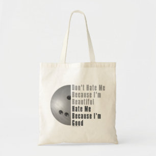 Tote Bag Je Suis Beau Je Suis Bon Bowling Grey