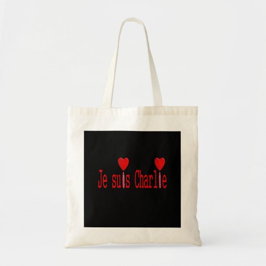 Tote Bag Je suis charlie (Devant)