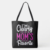 Tote Bag Je suis clairement le favori de maman (Dos)
