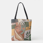 Tote Bag JE SUIS CRÉÉ - Main de Grâce (Dos)