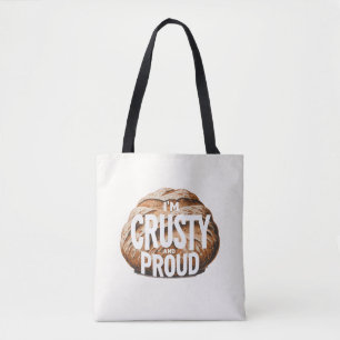 Tote Bag Je suis croustillant et fier, je fais du pain