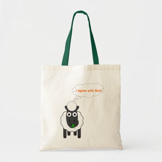 Tote Bag Je suis d'accord avec l'élection générale (Devant)