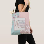 Tote Bag Je suis devenu enseignant (De près)