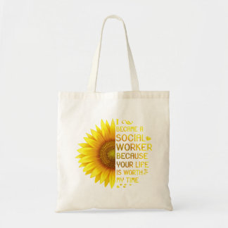 Tote Bag Je Suis Devenu Un Travailleur Social