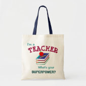Tote Bag "Je suis enseignant" Fourre-tout (Devant)
