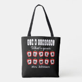 Tote Bag Je suis enseignant, quelle est votre superpuissanc (Dos)