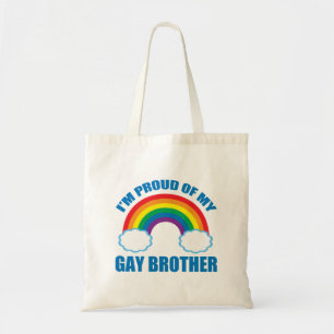 Tote Bag Je suis fier de ma soeur gay LGBT