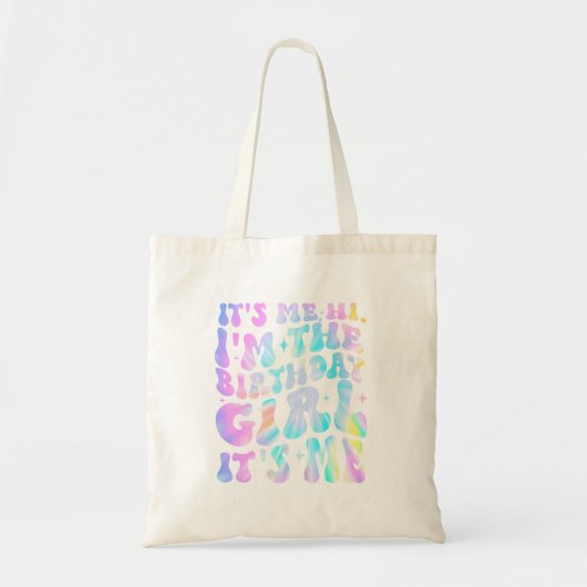 Tote Bag Je Suis Fille Anniversaire C'Est Moi Super (Devant)