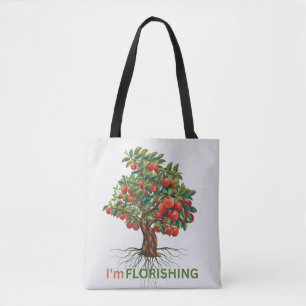 Tote Bag Je suis florissant – Arbre Inspirationnel à Croiss