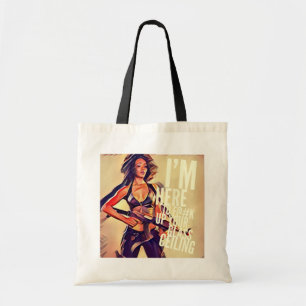 Tote Bag Je suis ici à F#@K vers le haut de votre plafond