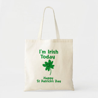 Tote Bag Je suis irlandais aujourd'hui Joyeuse Saint-Patric