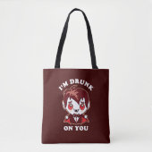 Tote Bag Je suis ivre de toi | Déclaration d'amour Vampire (Devant)