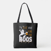 Tote Bag Je suis juste là pour les livres (Dos)
