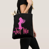 Tote Bag je suis juste une fille (De près)