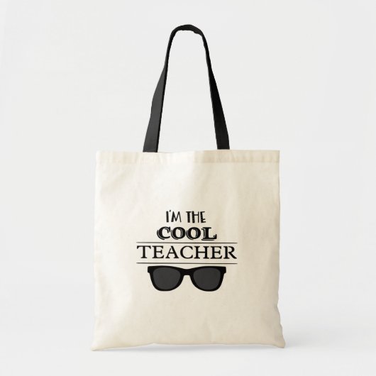 Tote Bag Je suis l’enseignant Cool (Devant)