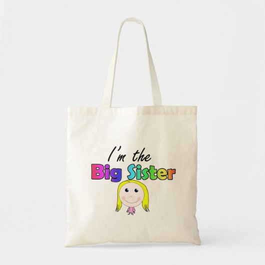 Tote Bag Je suis la grande soeur (Devant)